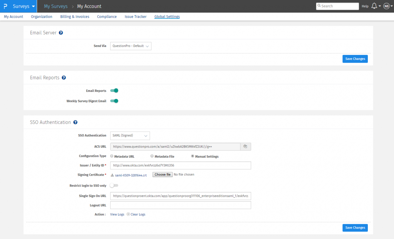 When should you use SSO authentication for market research? | QuestionPro