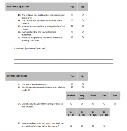 10 Amazing Course Evaluation Survey Templates | QuestionPro