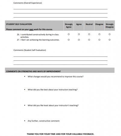 10 Amazing Course Evaluation Survey Templates | QuestionPro