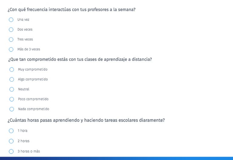 Ejemplos De Cuestionarios Para Profesores Y Alumnos