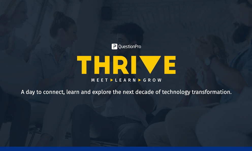 QuestionPro Thrive: A Space to Visualize & Share the Future of Technology