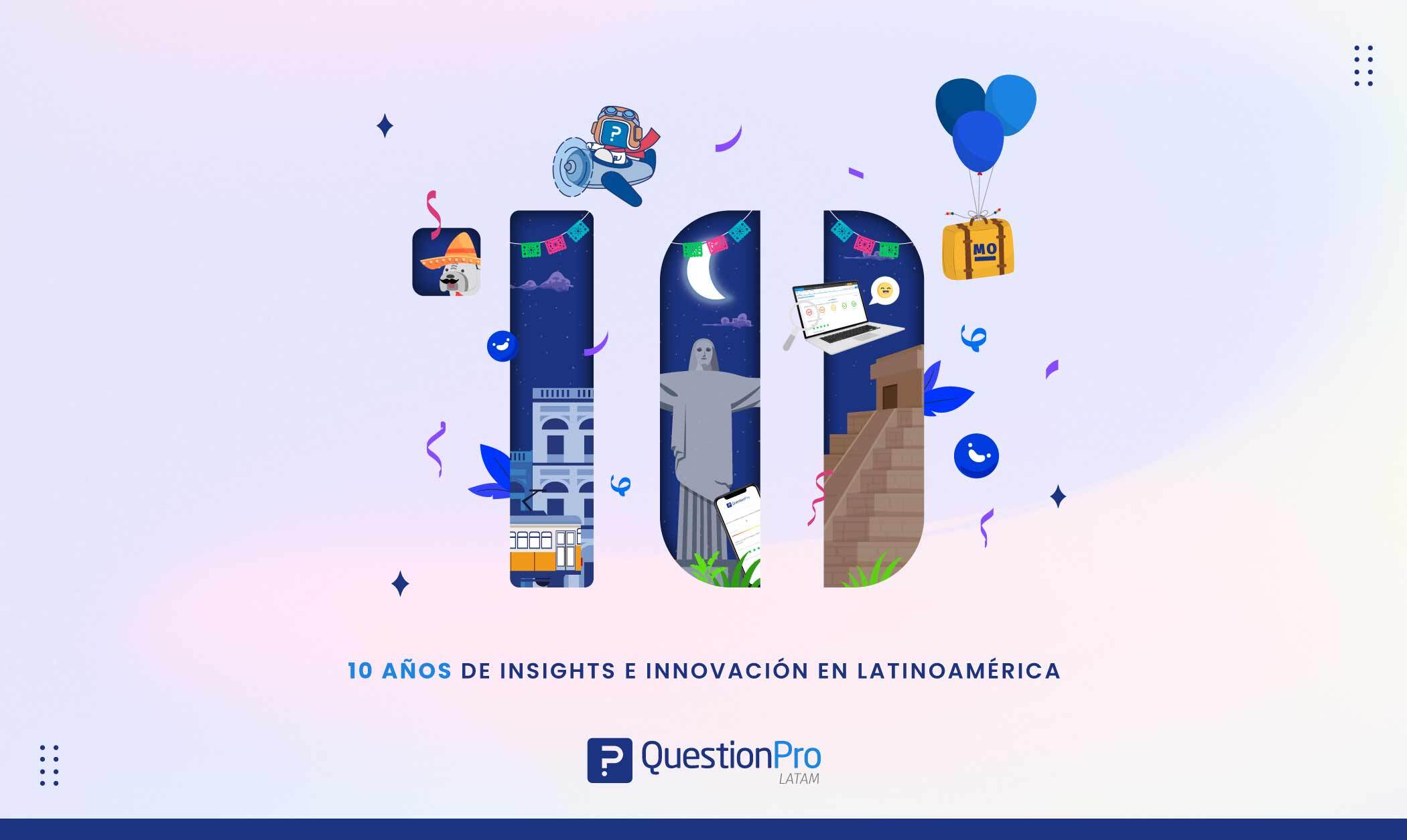 QuestionPro: 10 Años transformando la investigación de mercados en Latinoamérica