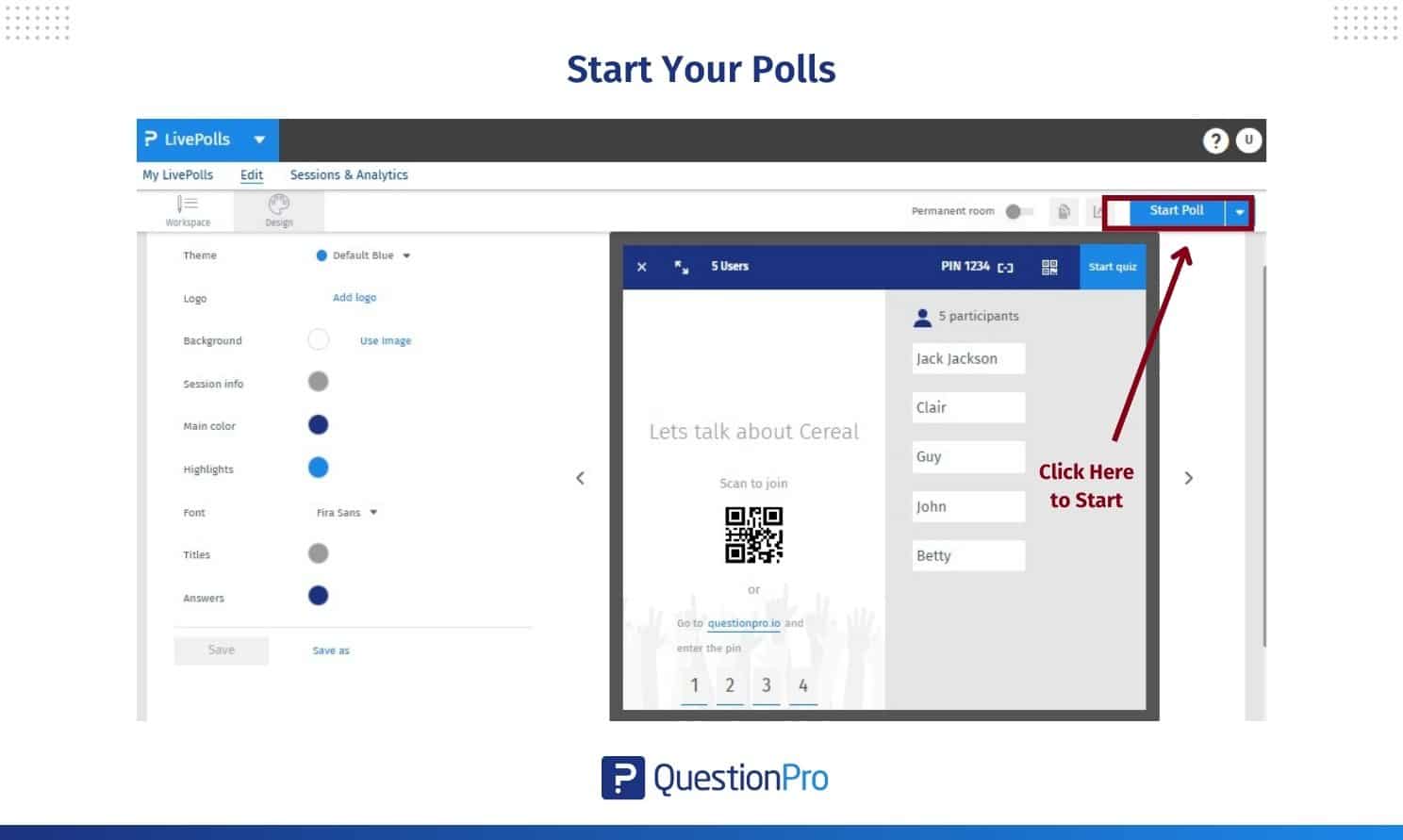 live polls-start