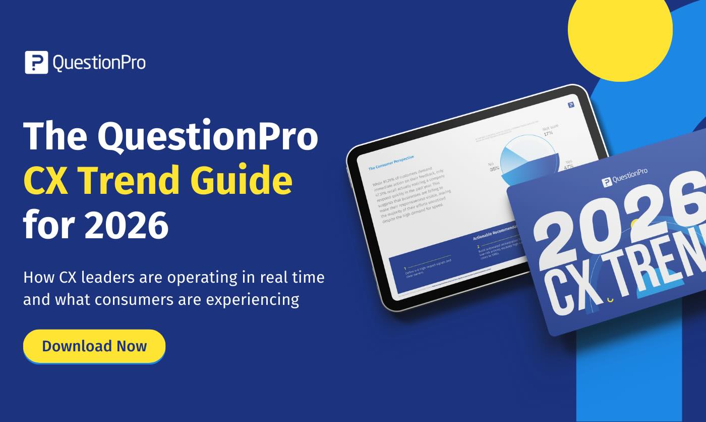 The QuestionPro CX Trend Guide for 2026