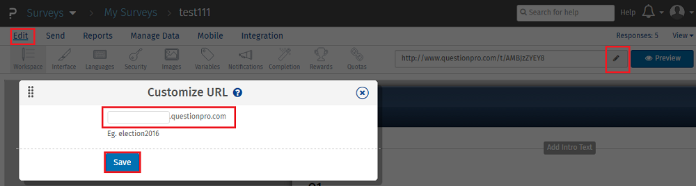 Create Custom Survey Urls Questionpro Survey Tools - 